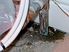 Waterpipe leak